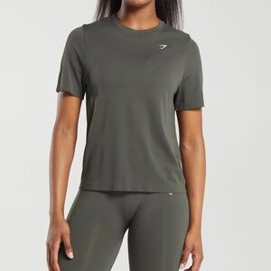NEW Gymshark Everyday Seamless T Shirt Green